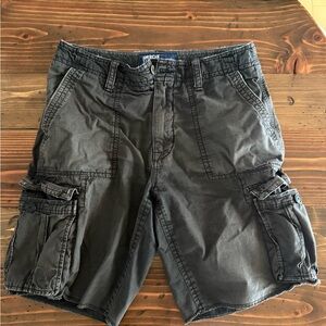 American Eagle Outfitters Dark Gray Cargo Shorts